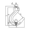 140 Duke Eye Foundry Hook With Flat
