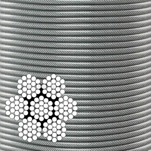 7x19 PVC Galvanised Wire Rope