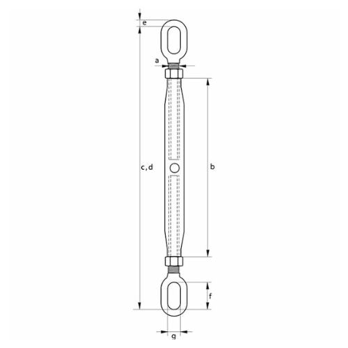 Eye & Eye Rigging Screw