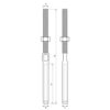 261 AISI 316 Stainless Steel Swage Threaded Terminal