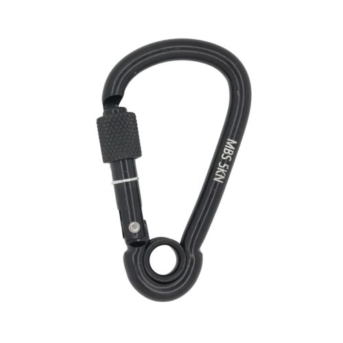 5kN Black Asymmetric Screwgate Hook