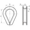 AISI 316 Stainless Steel Thimbles