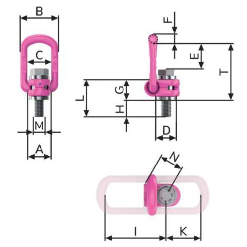 VLBG Dims RUD VLBG Load Ring