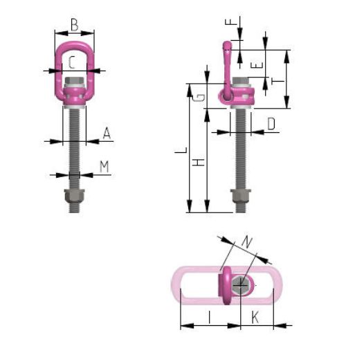 VLBG Variable Dims RUD VLBG Load Ring - Variable Length
